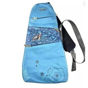 CHALA Sea Turtle Sling Backpack Teal Blue
